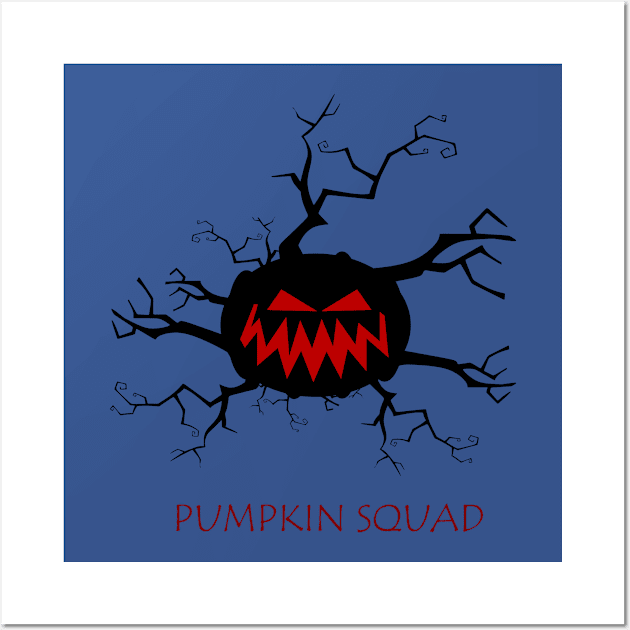 PUMPKIN SQUAD Wall Art by Alkahfsmart